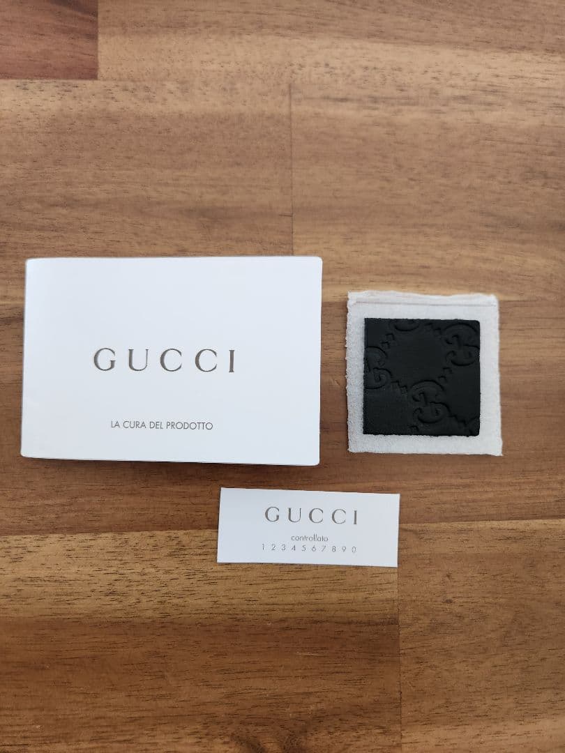 【未使用品】GUCCI グッチ シマ ハンドバッグ レザー CG柄 ブラック