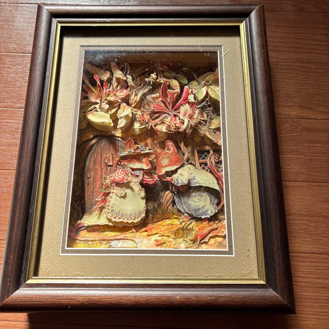 ブランブリーヘッジデコパージュ額