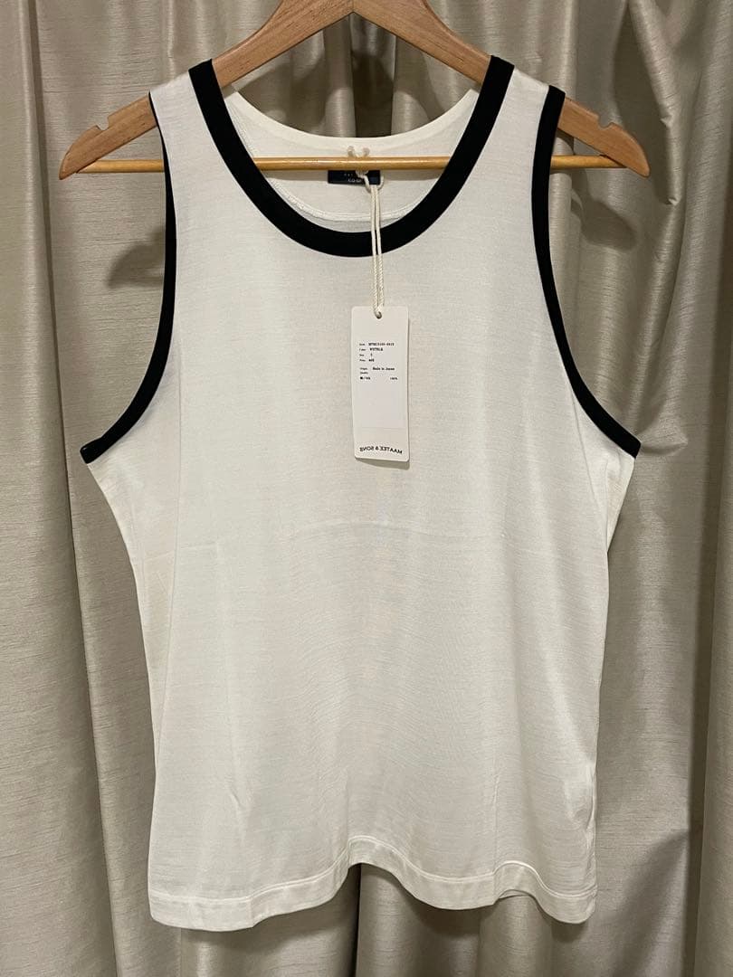 25ss maatee&sons musterwerk別注シルクタンクトップ