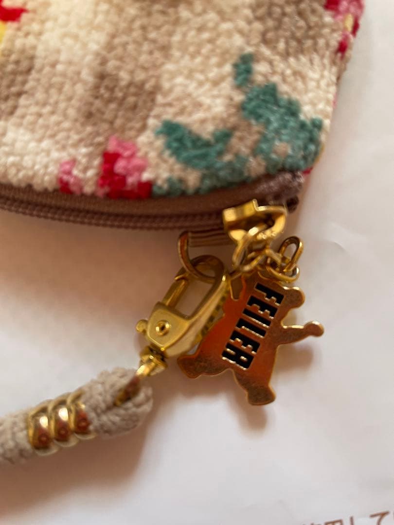 【美品、入手困難】FEILER フェイラー　ハイジチェック　サイドポーチ