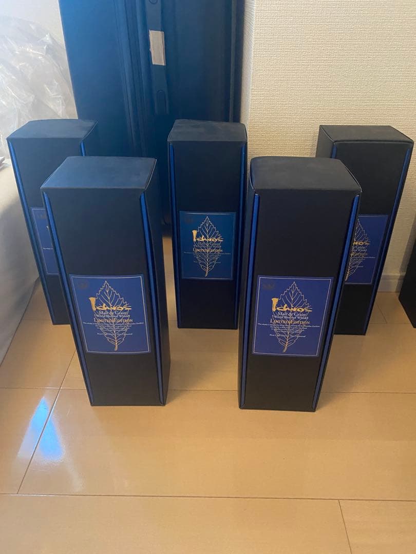 イチローズモルト　ウイスキー 5本セット 青色箱