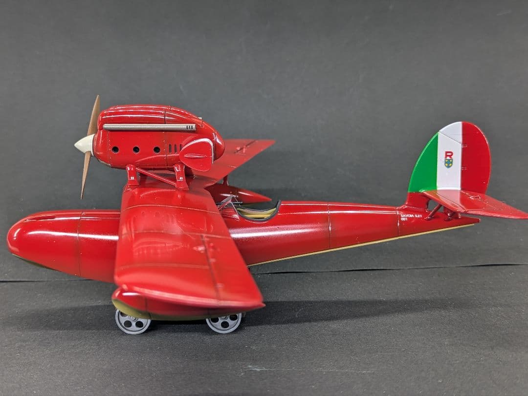 紅の豚　1/48 サボイアS21 プラモデル完成品