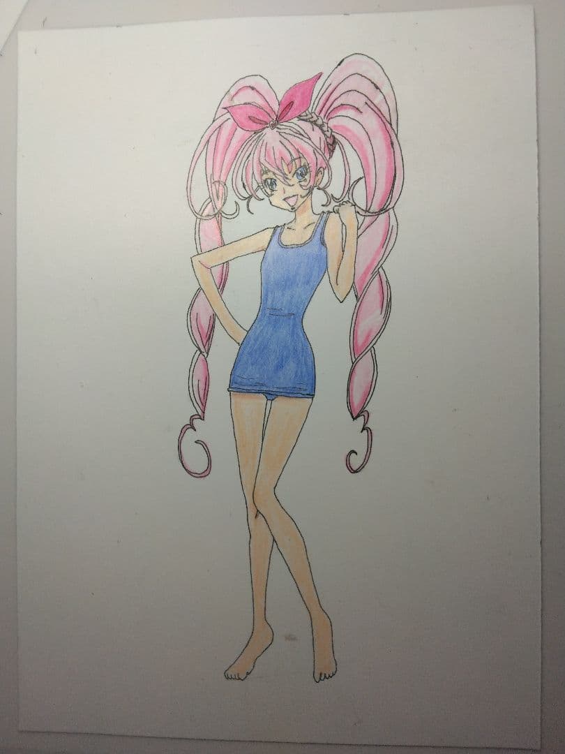 アニメスタイルの女の子 イラスト