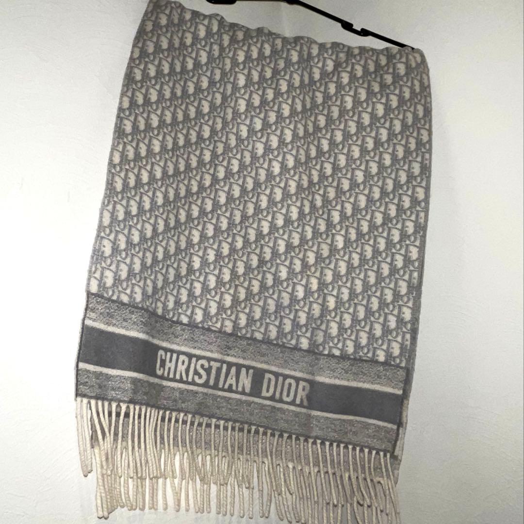Christian Dior マフラー オブリーク柄