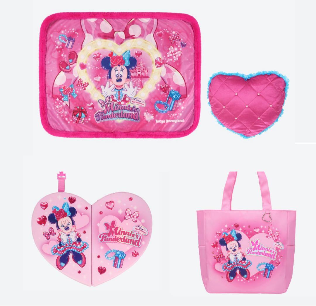 パルパルーザ　ミニー　ポータブルクッション　トートバッグ　ブランケット