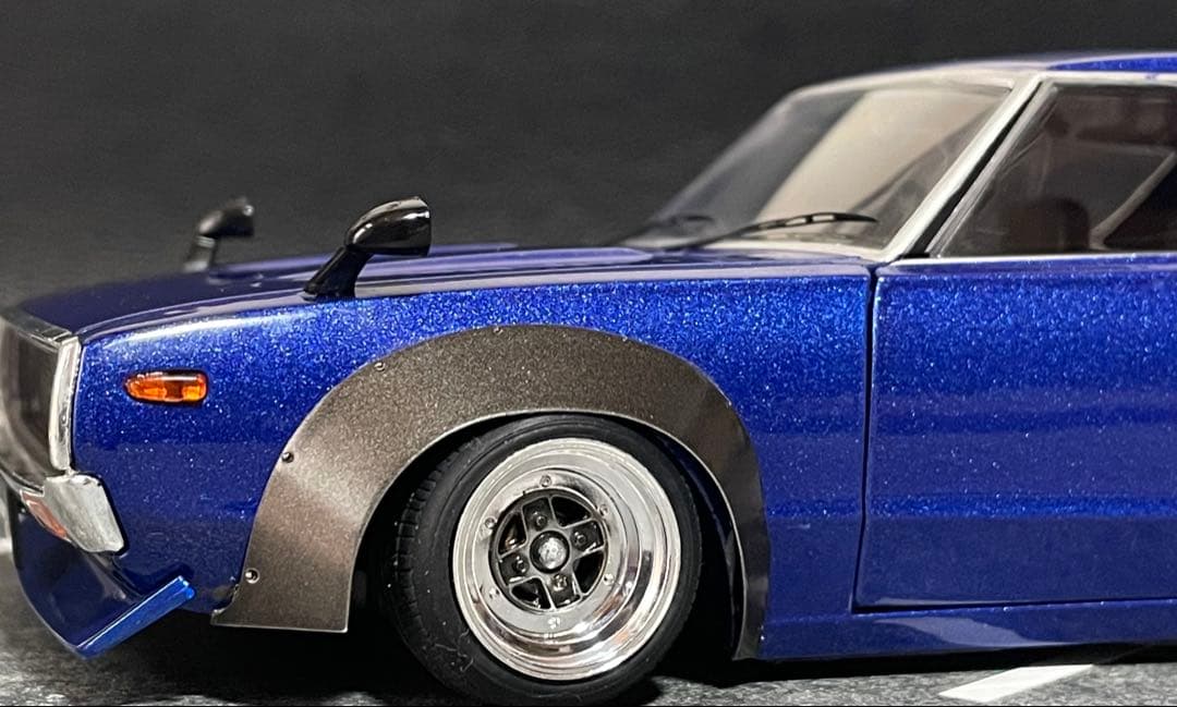 1/24 アシェット 国産名車 スカイライン ケンメリ 旧車 改造車 カスタム