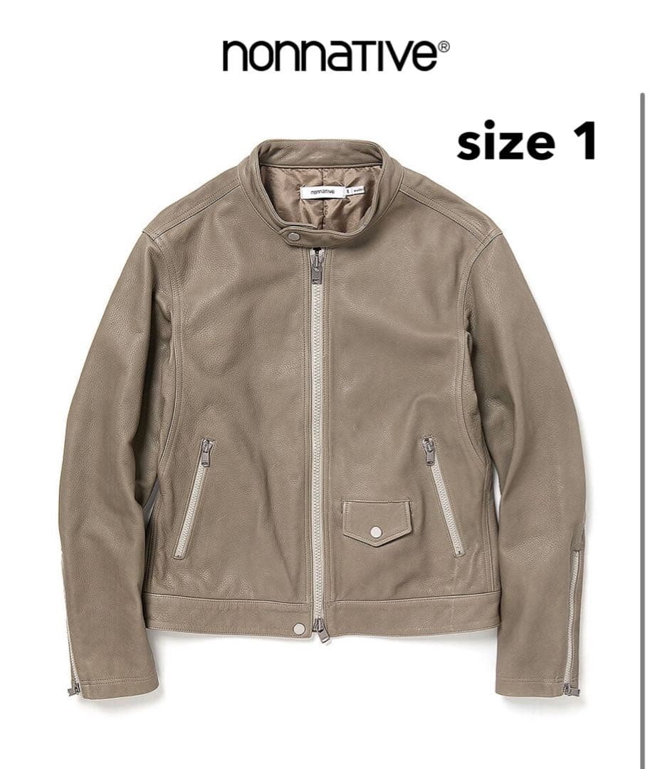 nonnative RIDER BLOUSON LEATHER レザー