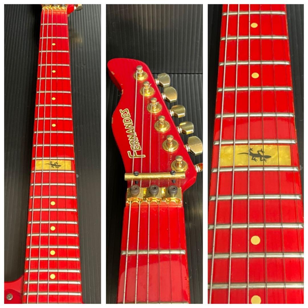 フェルナンデス ラルクアンシエル ken 金色 インレイ シグネチャー ギター