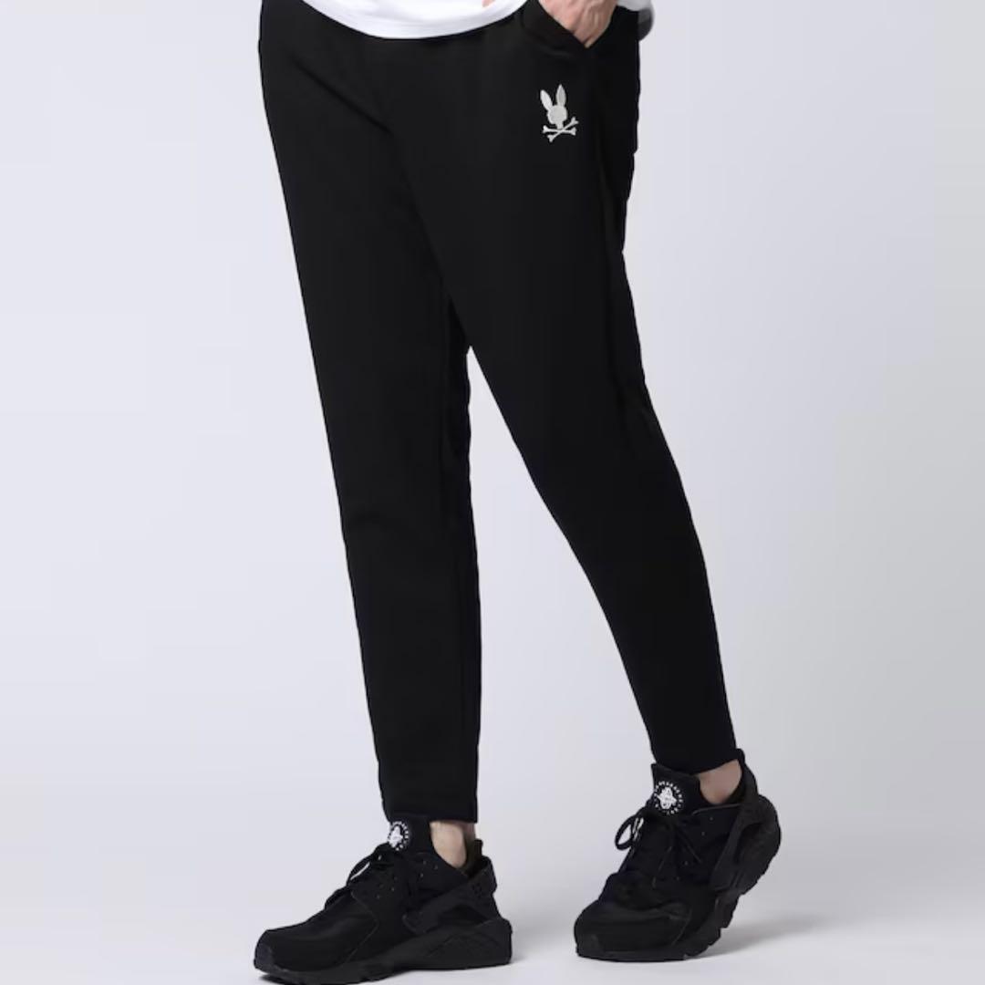 サイコバニー・異素材切替 ワッフルストレッチ パーカ＆パンツ セットアップ