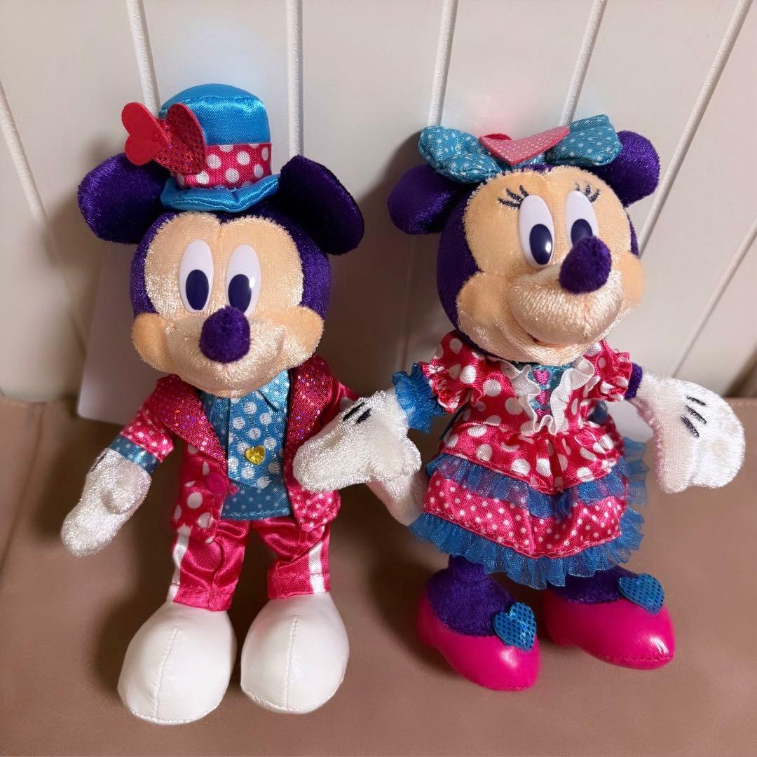 【2つセット】ぬいぐるみバッジ パルパルーザ ミニーのファンダーランド