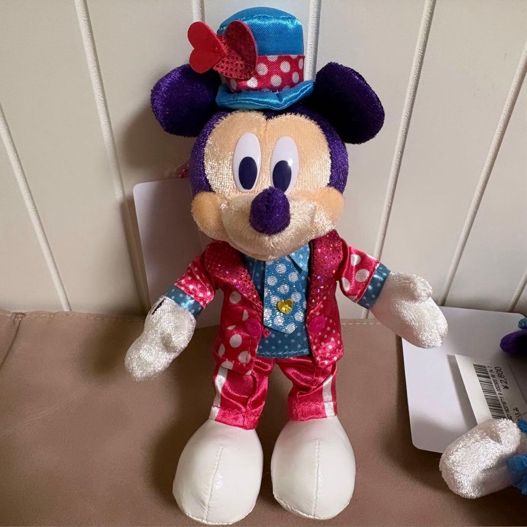 【2つセット】ぬいぐるみバッジ パルパルーザ ミニーのファンダーランド