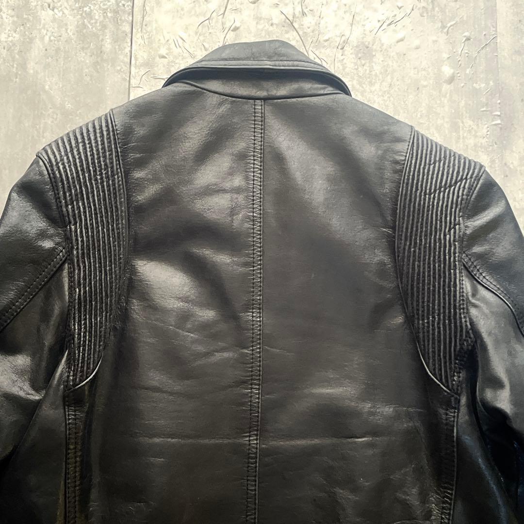 archive cow skin leather jacket 00s ギャル男