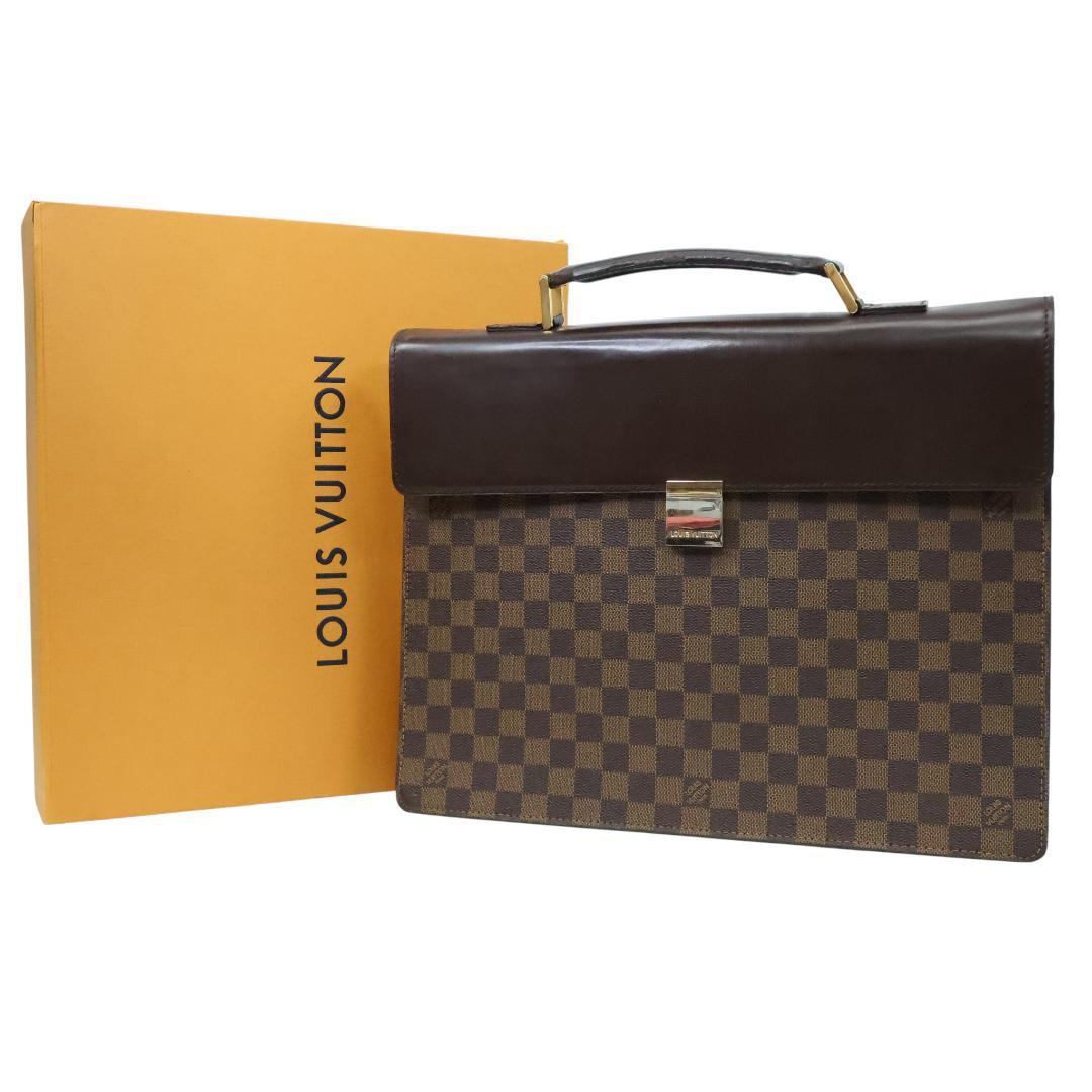 美品 ルイヴィトン ビジネスバッグ ダミエ アルトナPM N53315 メンズ