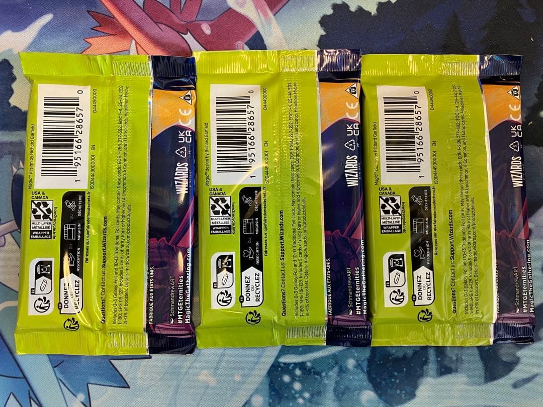 久遠の終端　コレクターブースター　英語　3パック　未開封