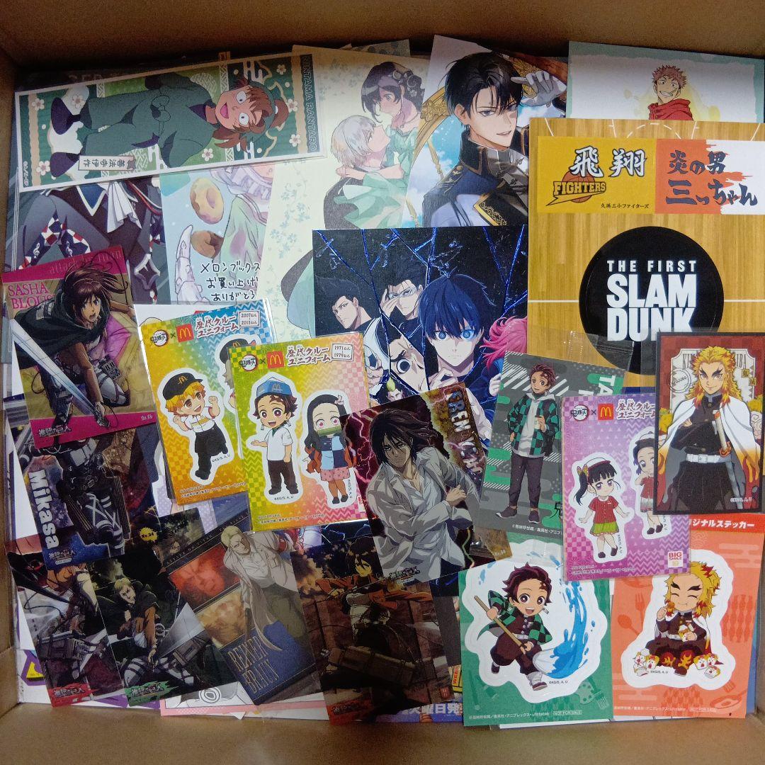 紙雑貨 2000枚以上　アニメグッズ　ノンジャンル　まとめ売り　コースター　色紙