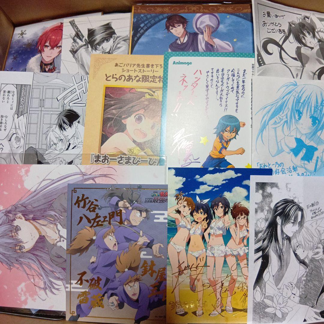 紙雑貨 2000枚以上　アニメグッズ　ノンジャンル　まとめ売り　コースター　色紙