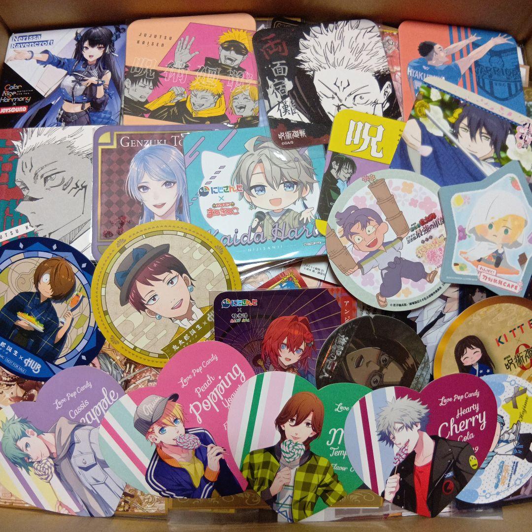 紙雑貨 2000枚以上　アニメグッズ　ノンジャンル　まとめ売り　コースター　色紙