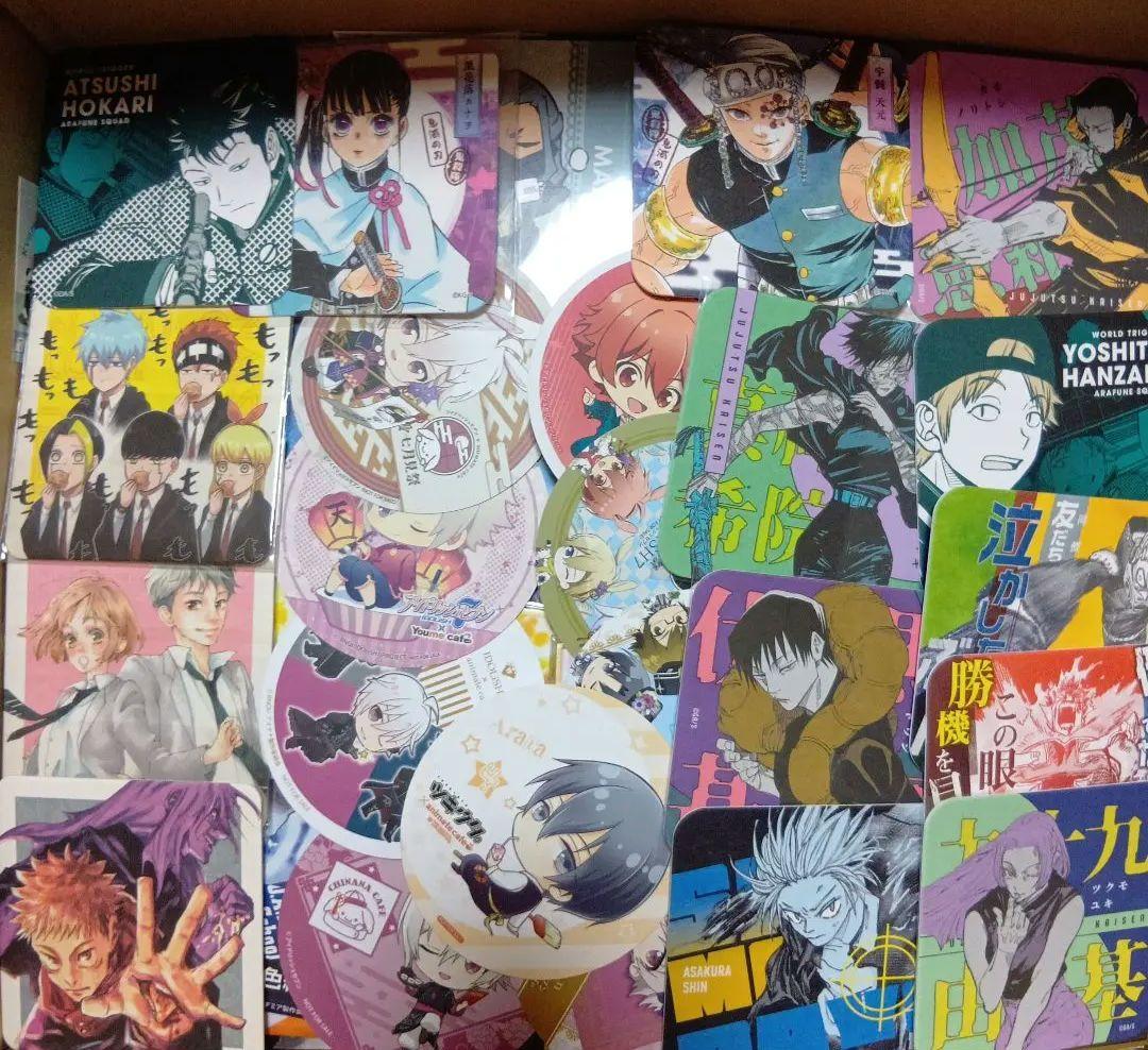 紙雑貨 2000枚以上　アニメグッズ　ノンジャンル　まとめ売り　コースター　色紙