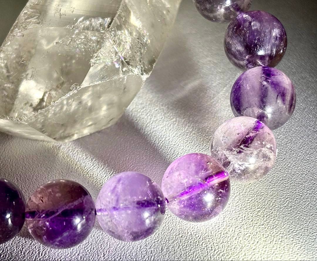 最高品質　偉大なる地球の宝物　虹煌めく幻のオーラアメトリンセイクリッドセブン