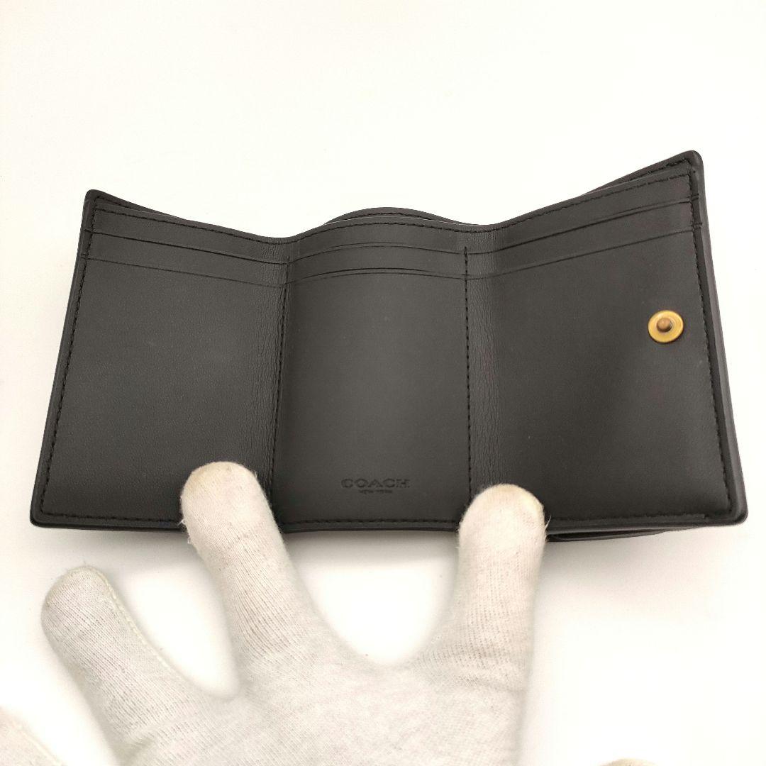 COACH コーチ 三つ折り財布 ミニ トライフォールド ウォレット コンパクト