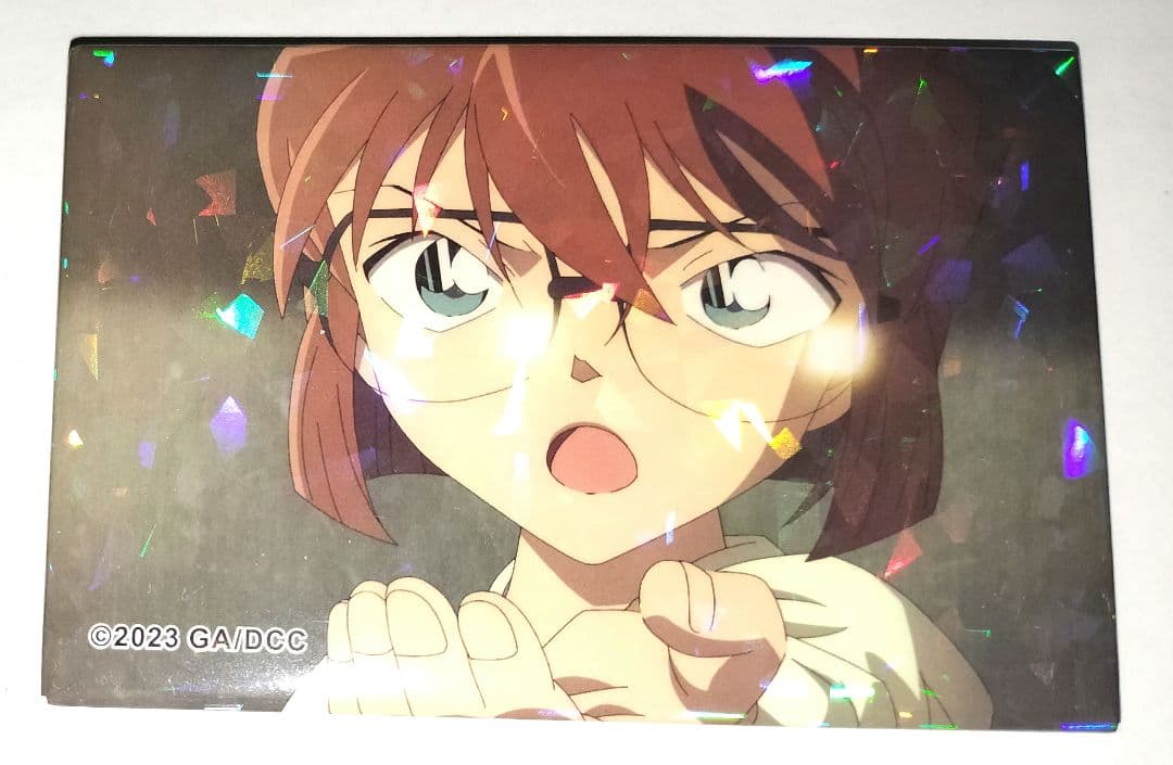 名探偵コナン 灰原哀 ホログラムスクエア缶バッジ 祝祭の天空都市 展望台