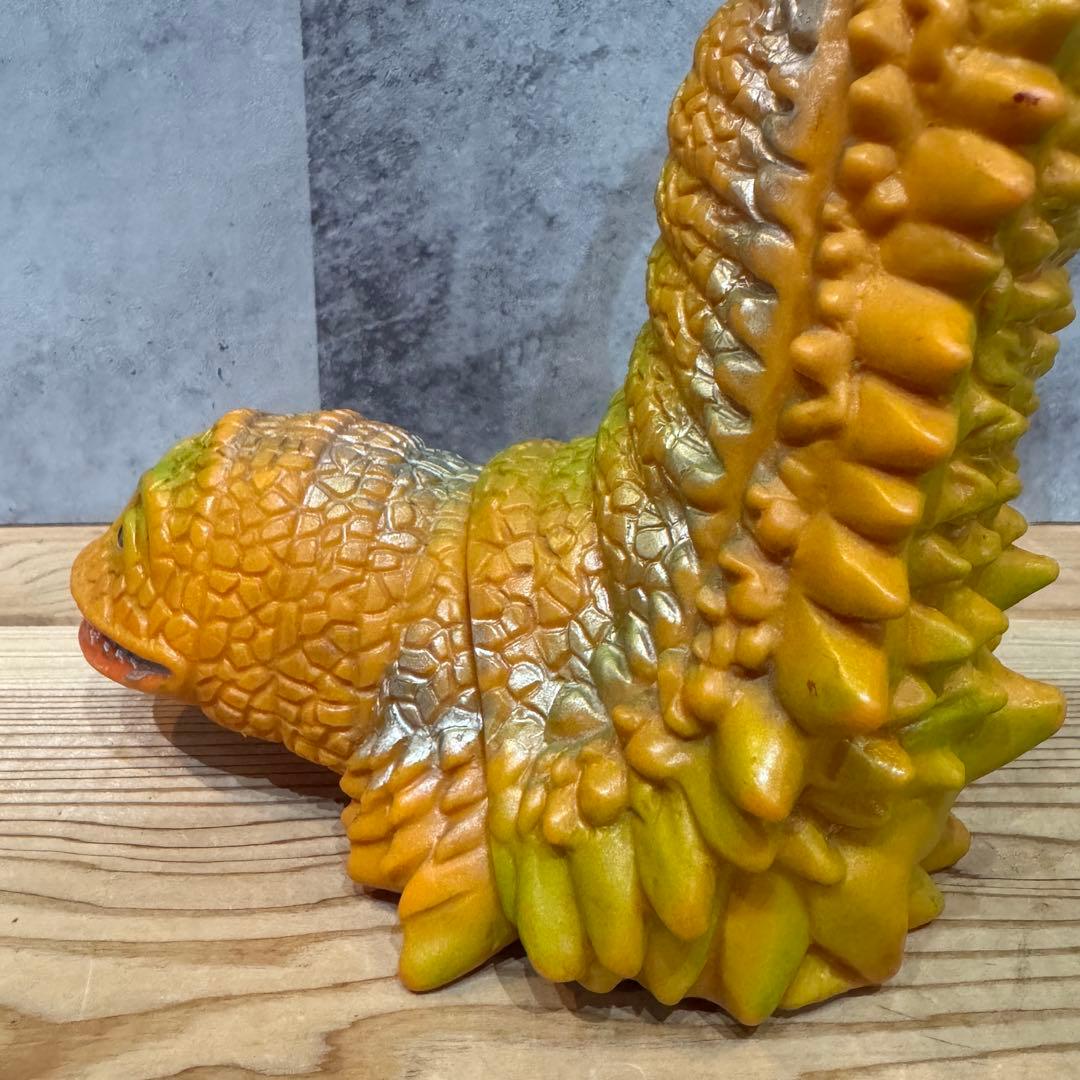 ブルマァク　ツインテール　ソフビ　黄成型　22cm　当時物