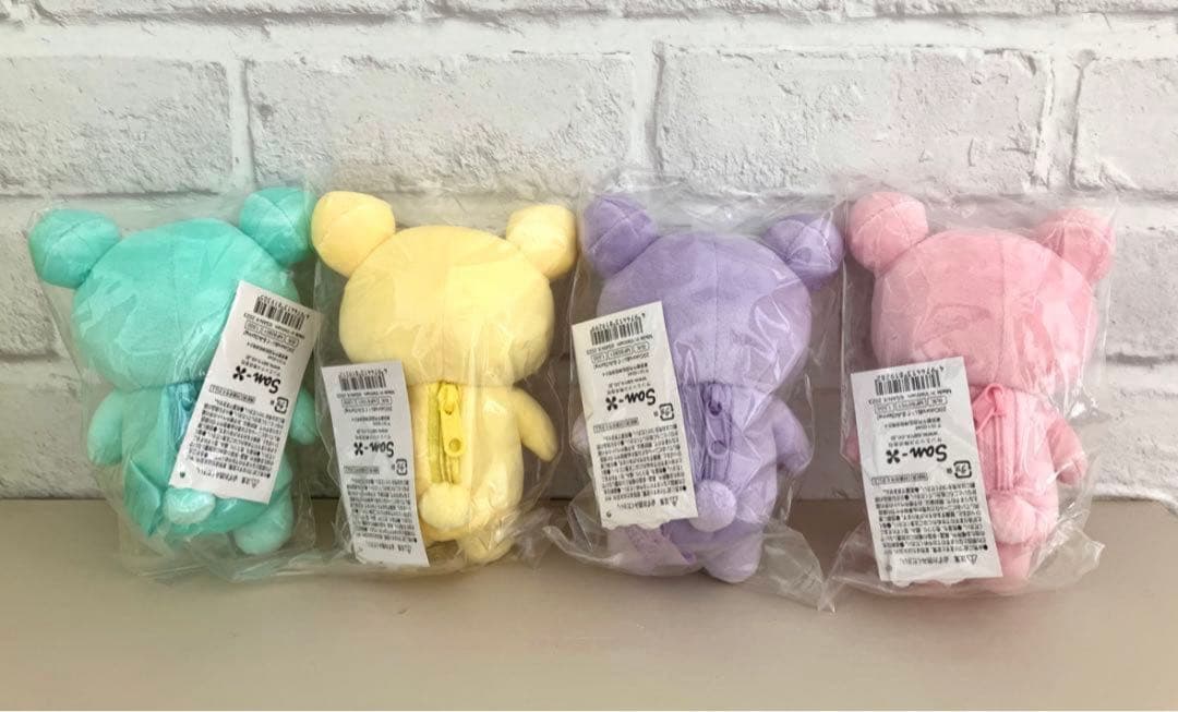 リラックマ　20colorsぬいぐるみ　Spring 4色セット