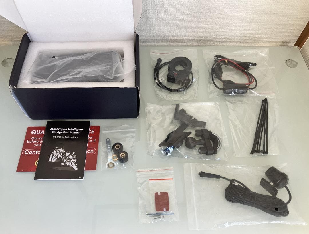 新品 バイク スマートモニター 6.25インチ ドラレコ 空気圧センサー GPS