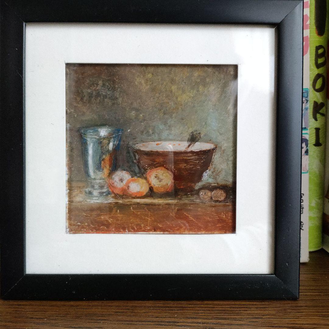 ガラス絵　直筆模写　４枚