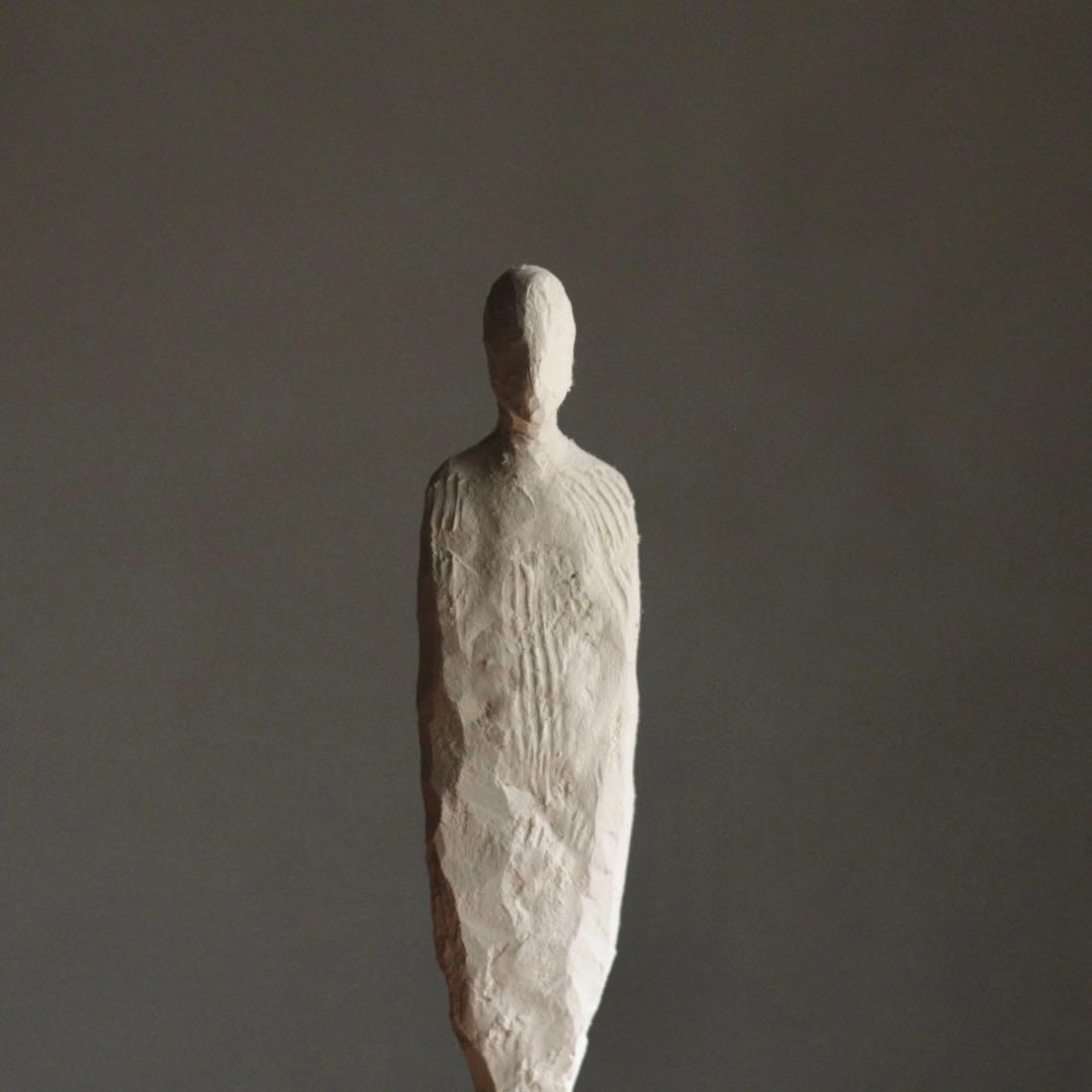 石塑粘土 立体作品 人物像 「故国」 F 現代美術 オブジェ sculpture
