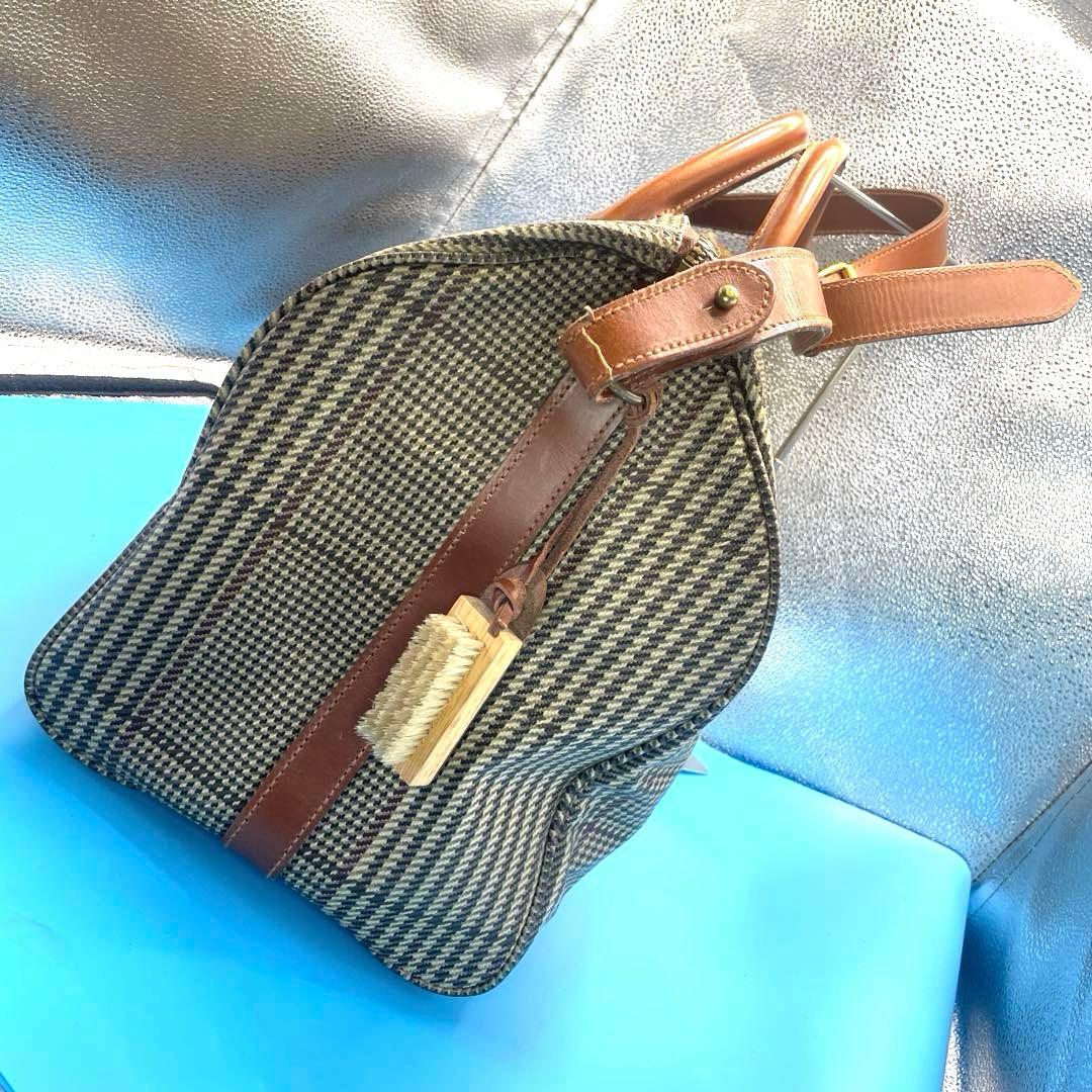 RalphLauren ポロラルフローレン ボストンバッグ　　千鳥柄