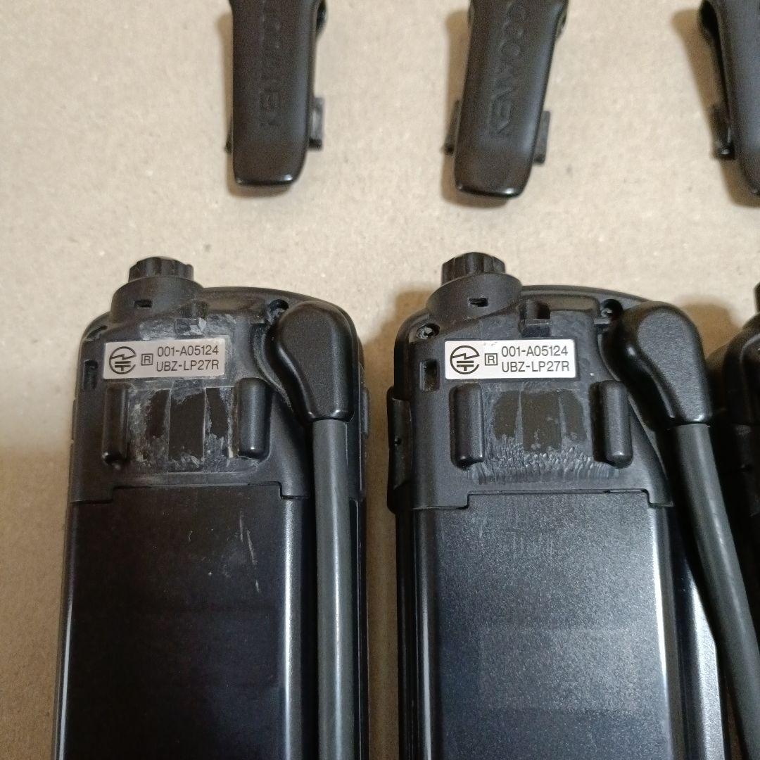 【5台】KENWOOD トランシーバー　充電器セット　インカム