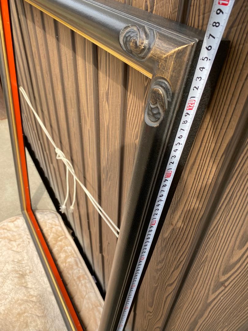 特大　油絵　額縁　木枠　油彩　フレーム