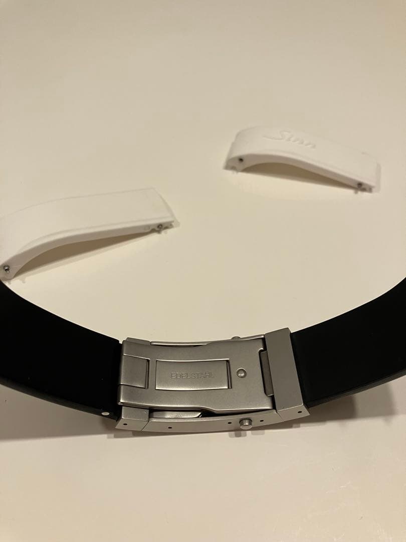 Sinn純正 ラージフォールディングバックル ステンレスマット・セット・20mm