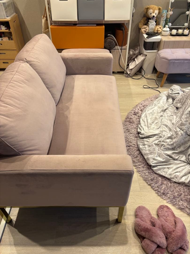 専用です！フランフラン　スプランソファ2S ピンク