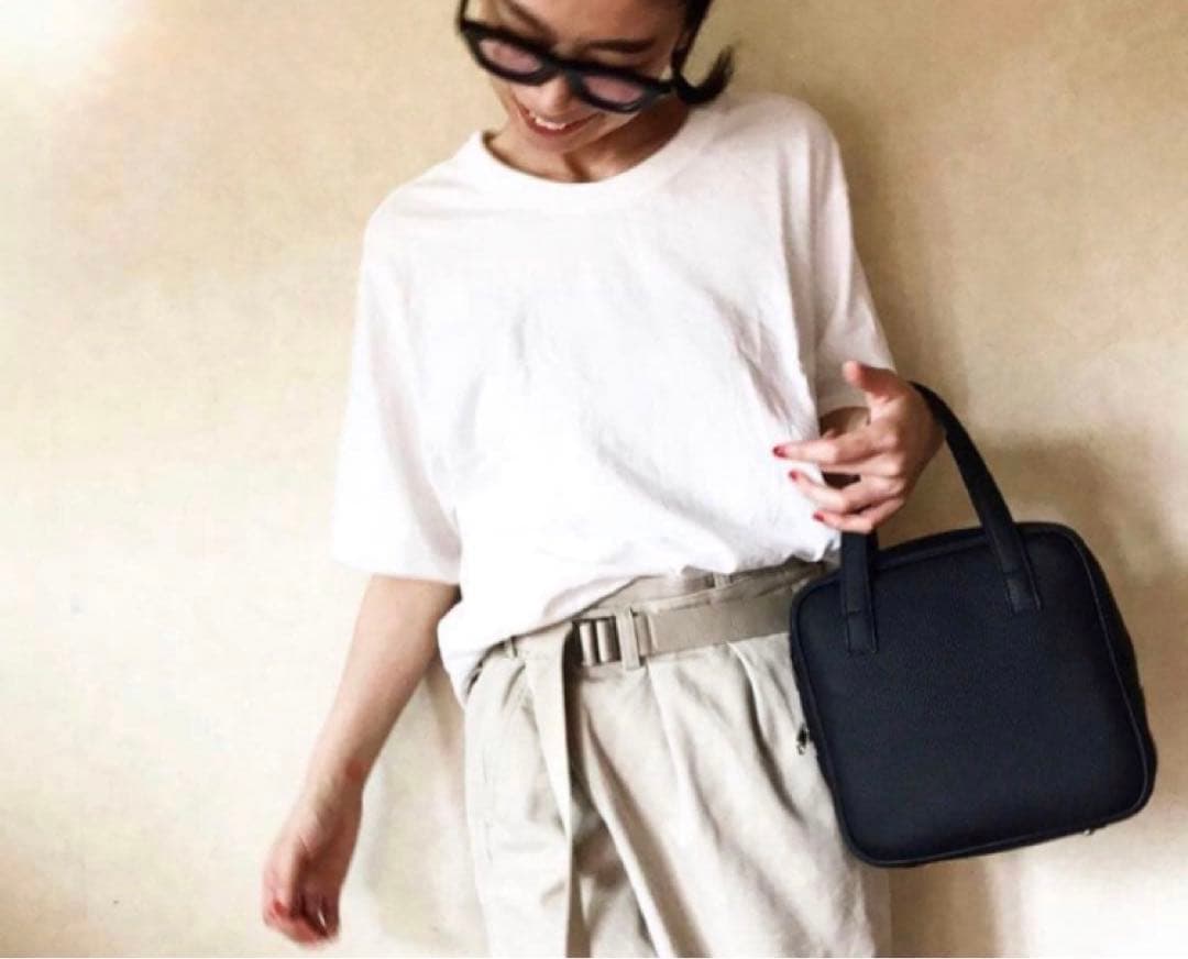 【chiiiibag】 Square Boston BLACK