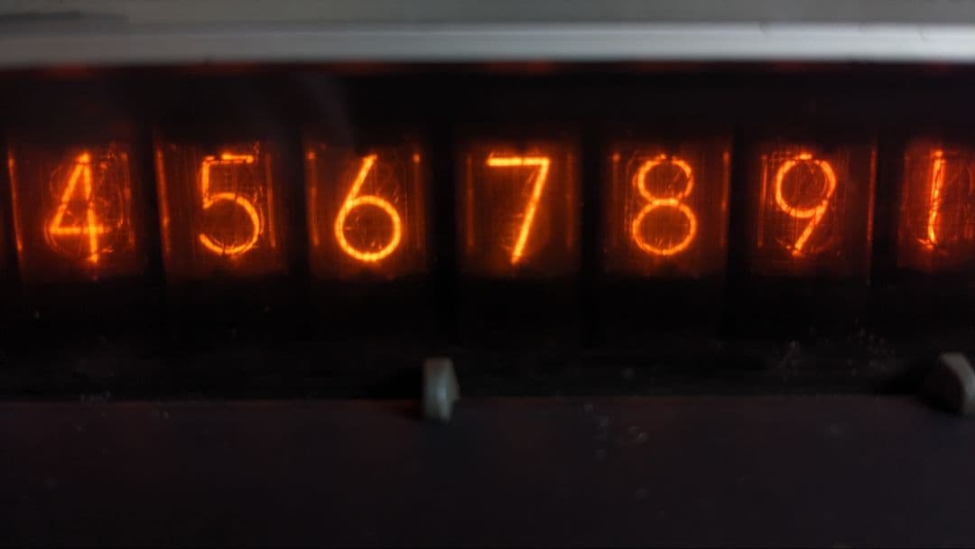 ニキシー管電卓　キャノンL121