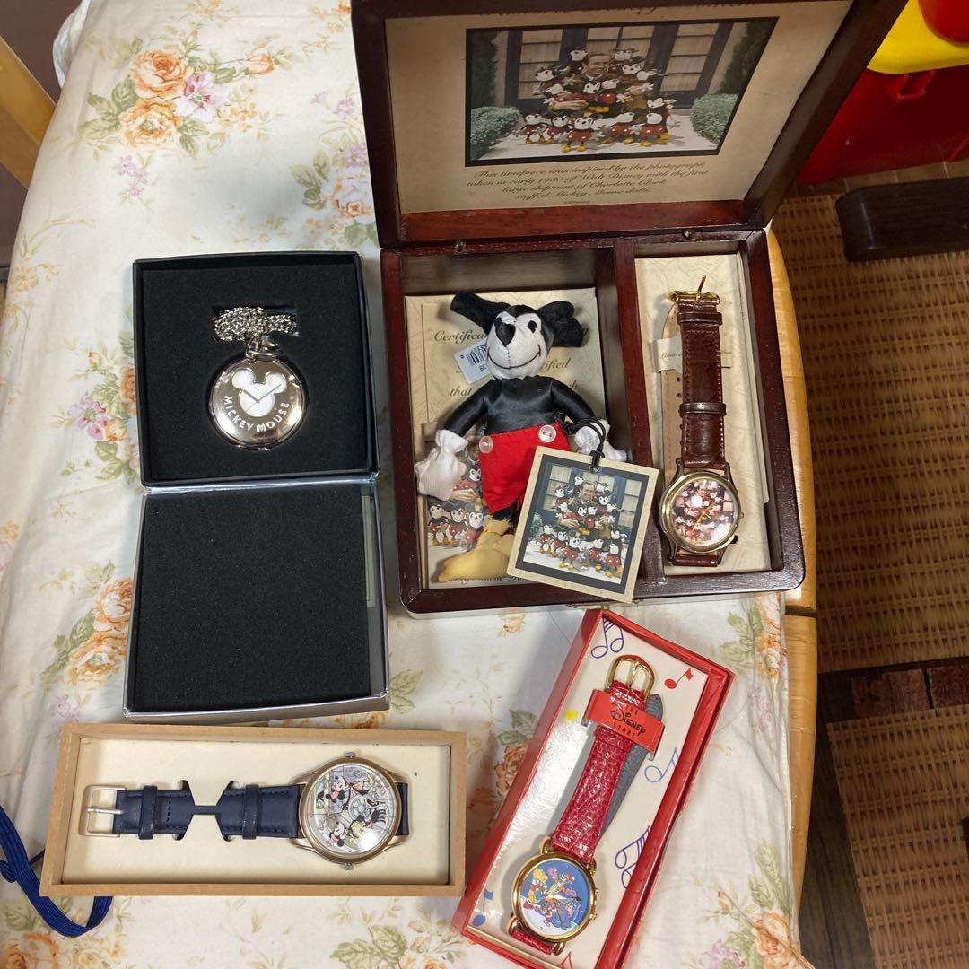 ディズニー　ディズニーストア 時計　ビンテージまとめ売り４点