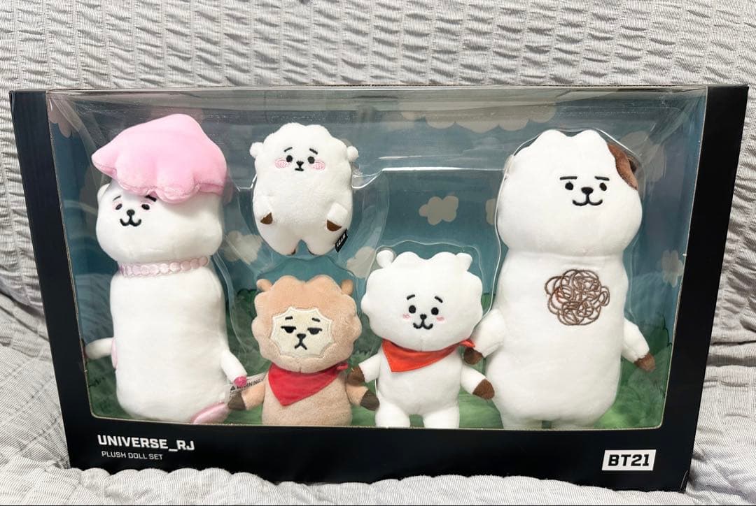 BTS BT21 RJ ファミリー ぬいぐるみセット