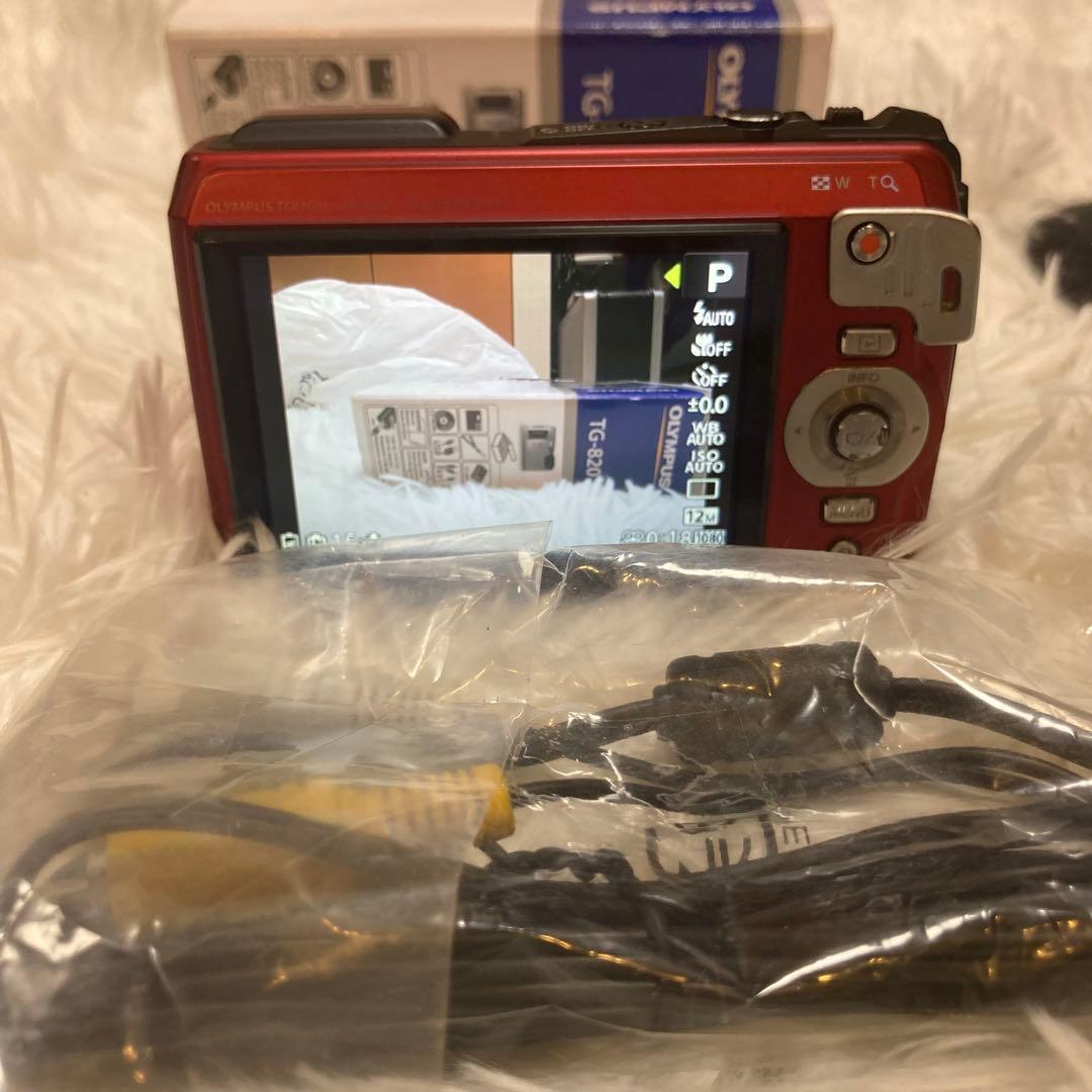 【防水】OLYMPUS オリンパス TOUGH TG-820 防水 レッド