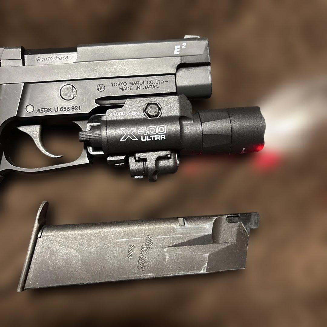 【超メルカリ祭限定価格】東京マルイ ガスブロ ジグ P226 E2 外装カスタム