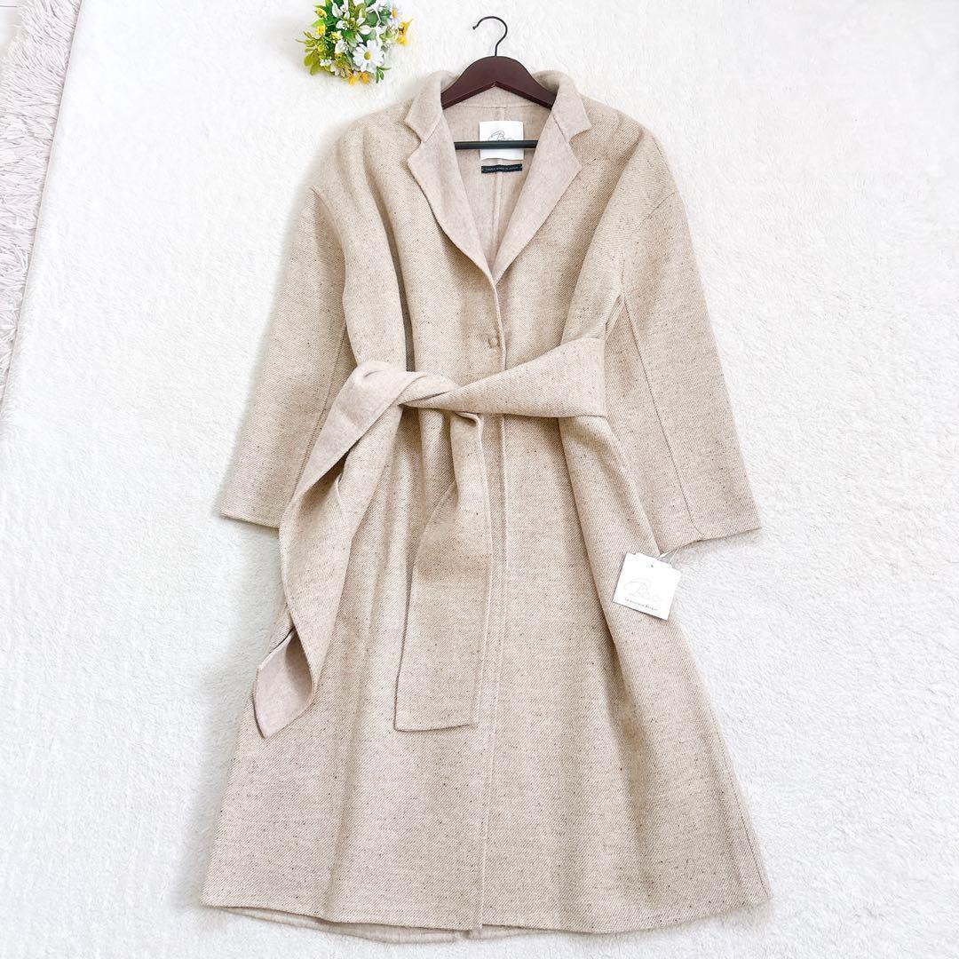 《新品》La boutique BonBon スタンドチェスターコート ベージュ