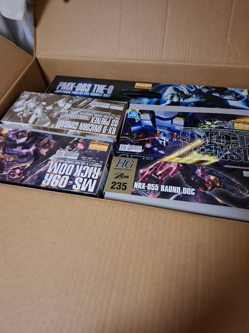 ガンプラキットセット MG ４つ HG 1つ