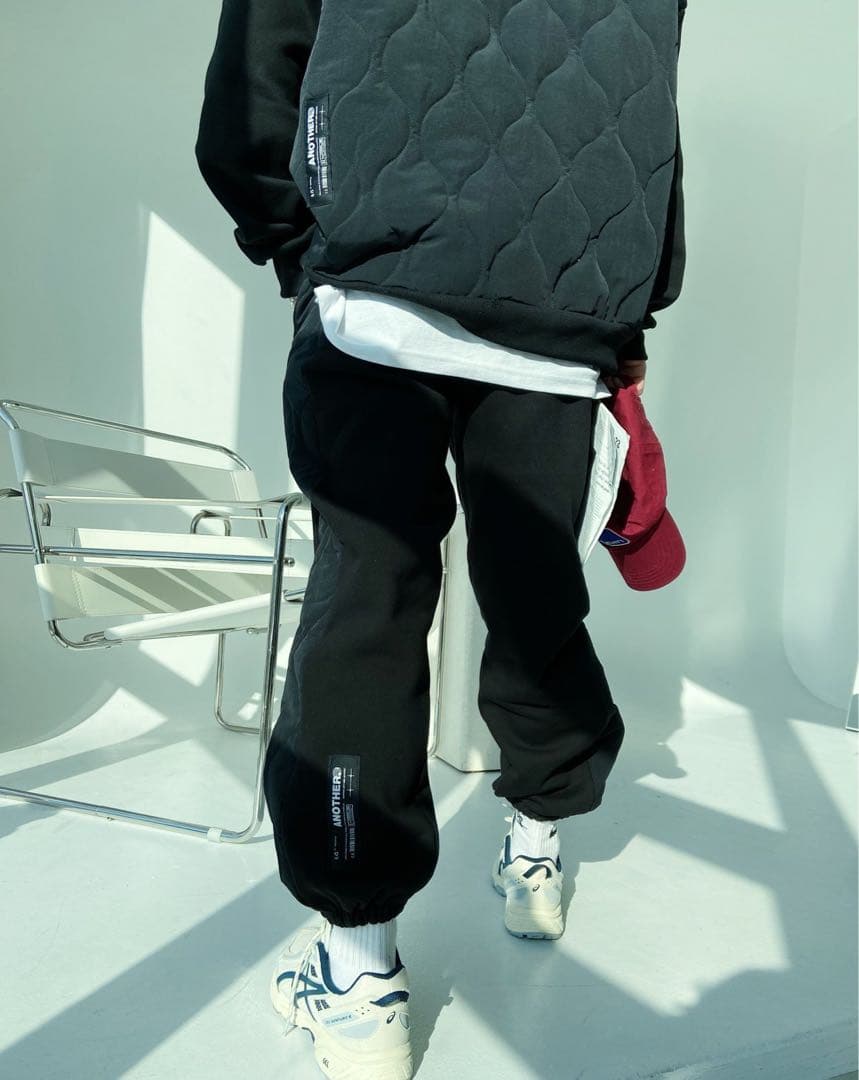 キルティング スウェット セットアップ 上下 パーカー パンツ