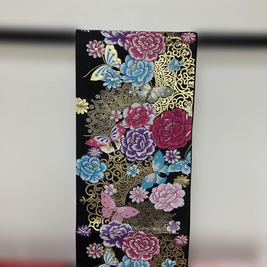 しおり　　桜の花模様振袖６点セット 金駒刺繍 トールサイズ ガード加工
