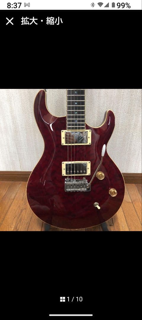 Samick　Greg Bennett UM-4ダブルカッタウェイ　ギター