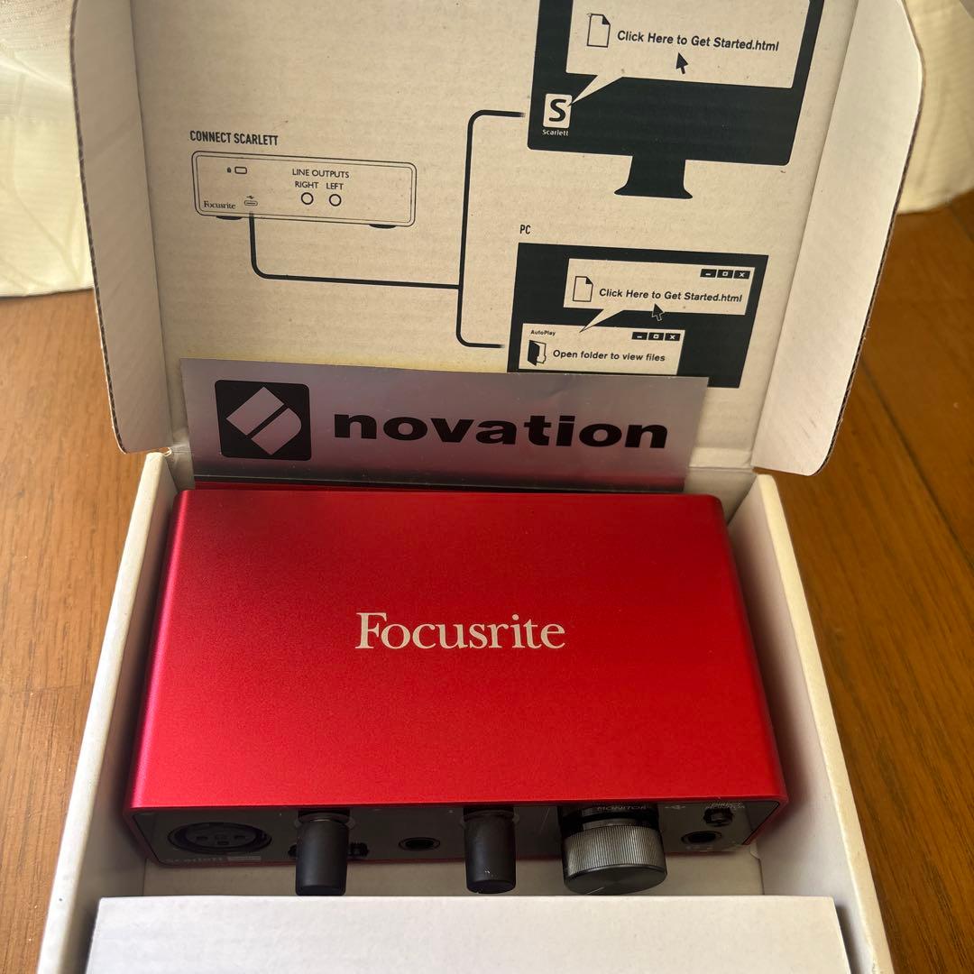 Focusrite Scarlett Solo 第3世代￼インターフェイス￼