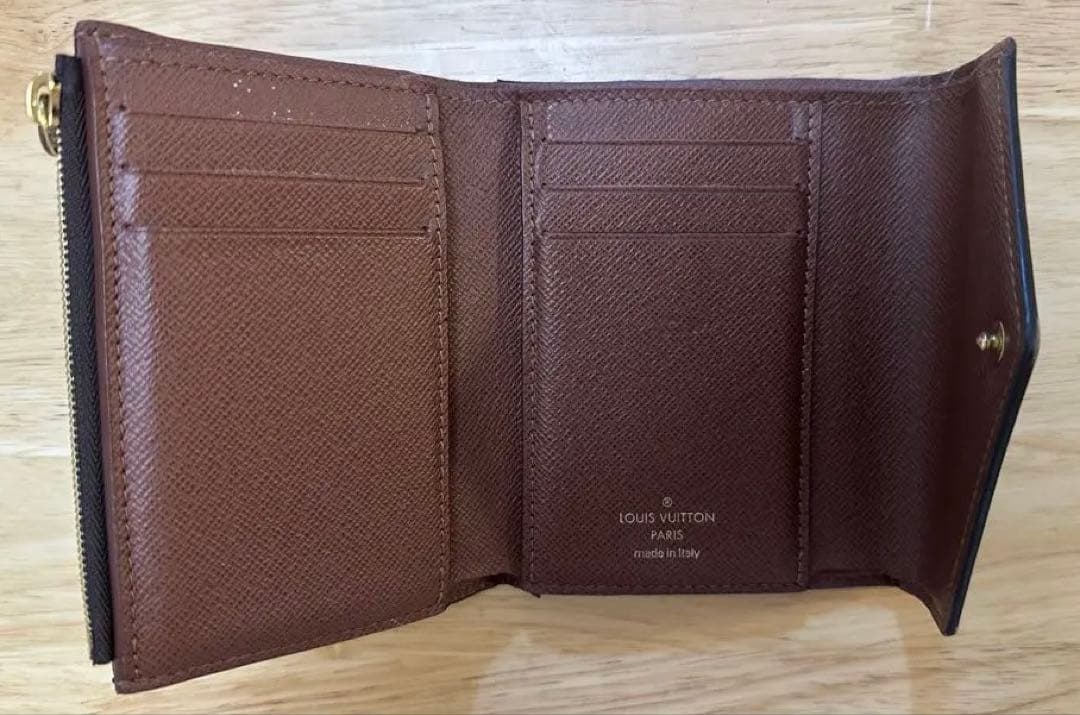 【ルイヴィトン】二つ折り財布 モノグラム/ブラウン