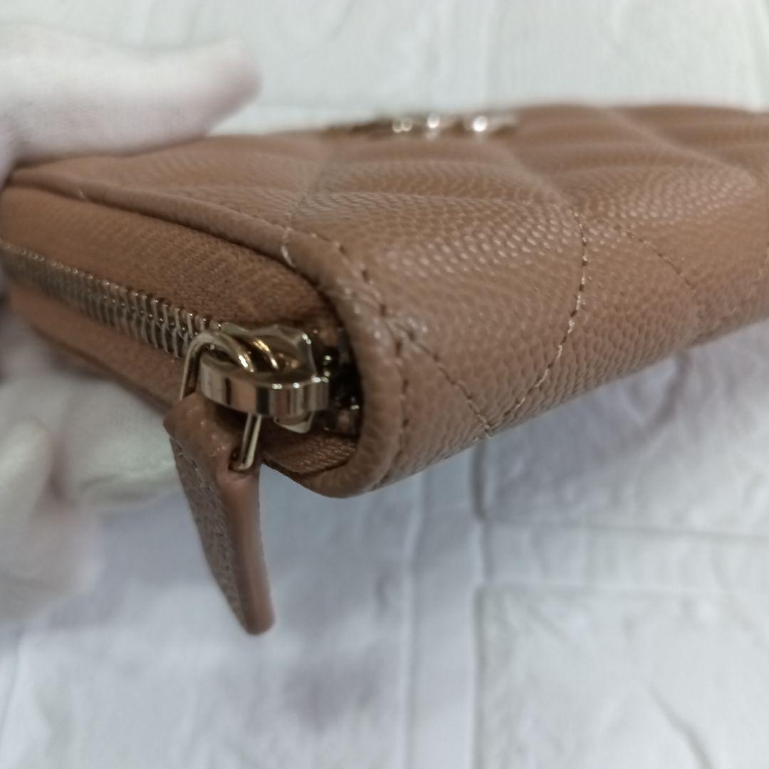 CHANEL マトラッセ ココマーク 小銭入れ 財布 キャビアスキン