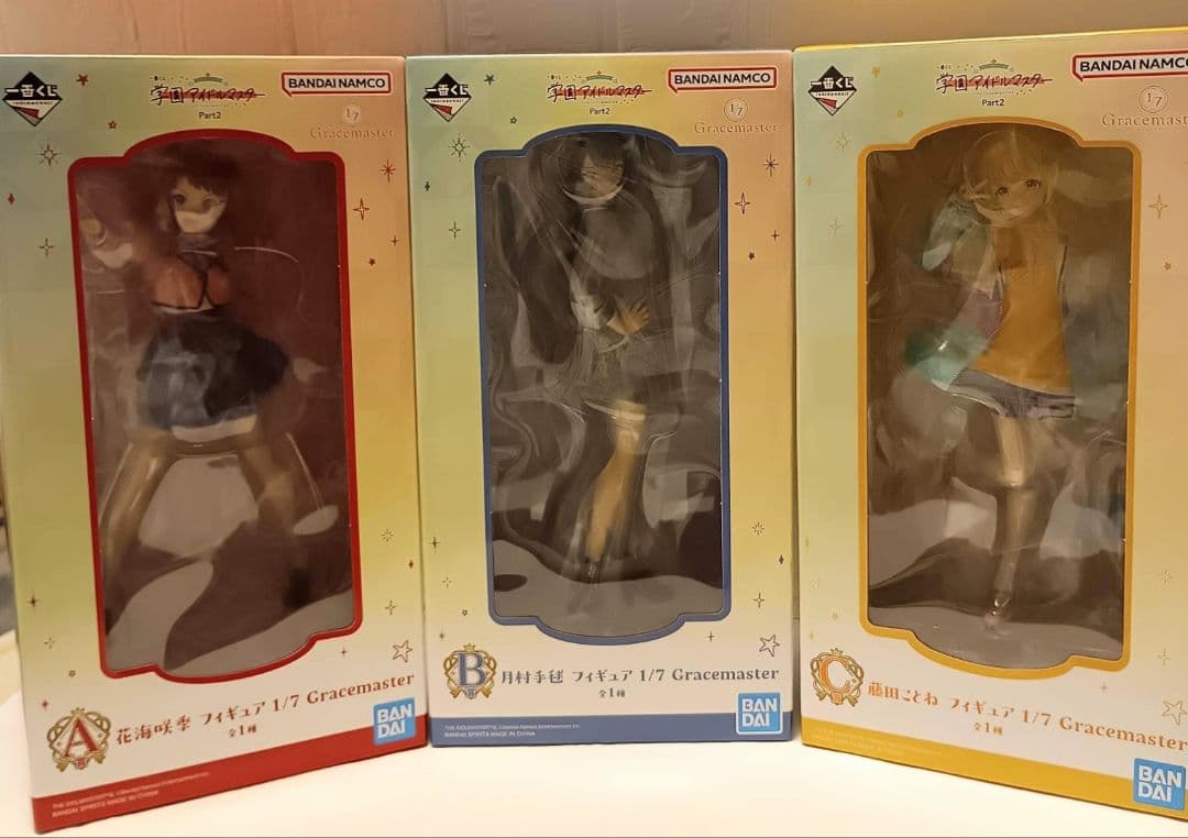 一番くじ 学園アイドルマスター Part2 A賞・B賞・C賞フィギュア3点セット